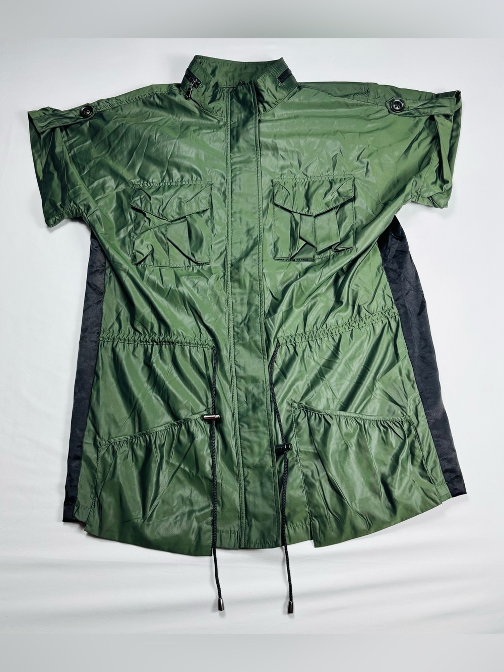 Men's Green Utility Jacket - Casual Lightweight Coat